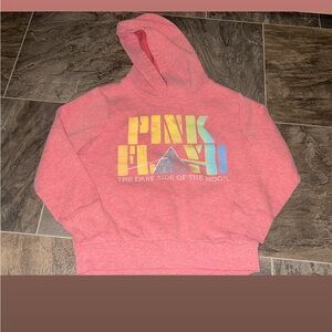Pink Floyd Pink Kids Hooded Pullover with Rainbow Logo